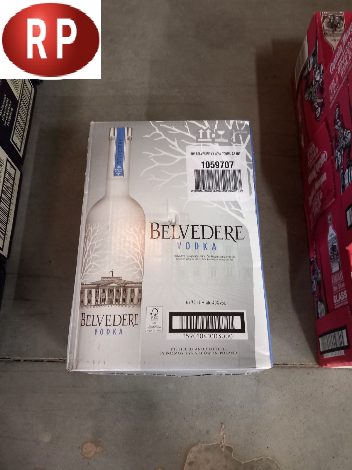Belvedere - Vodka 70 Cl - 42 % - Prix pas cher