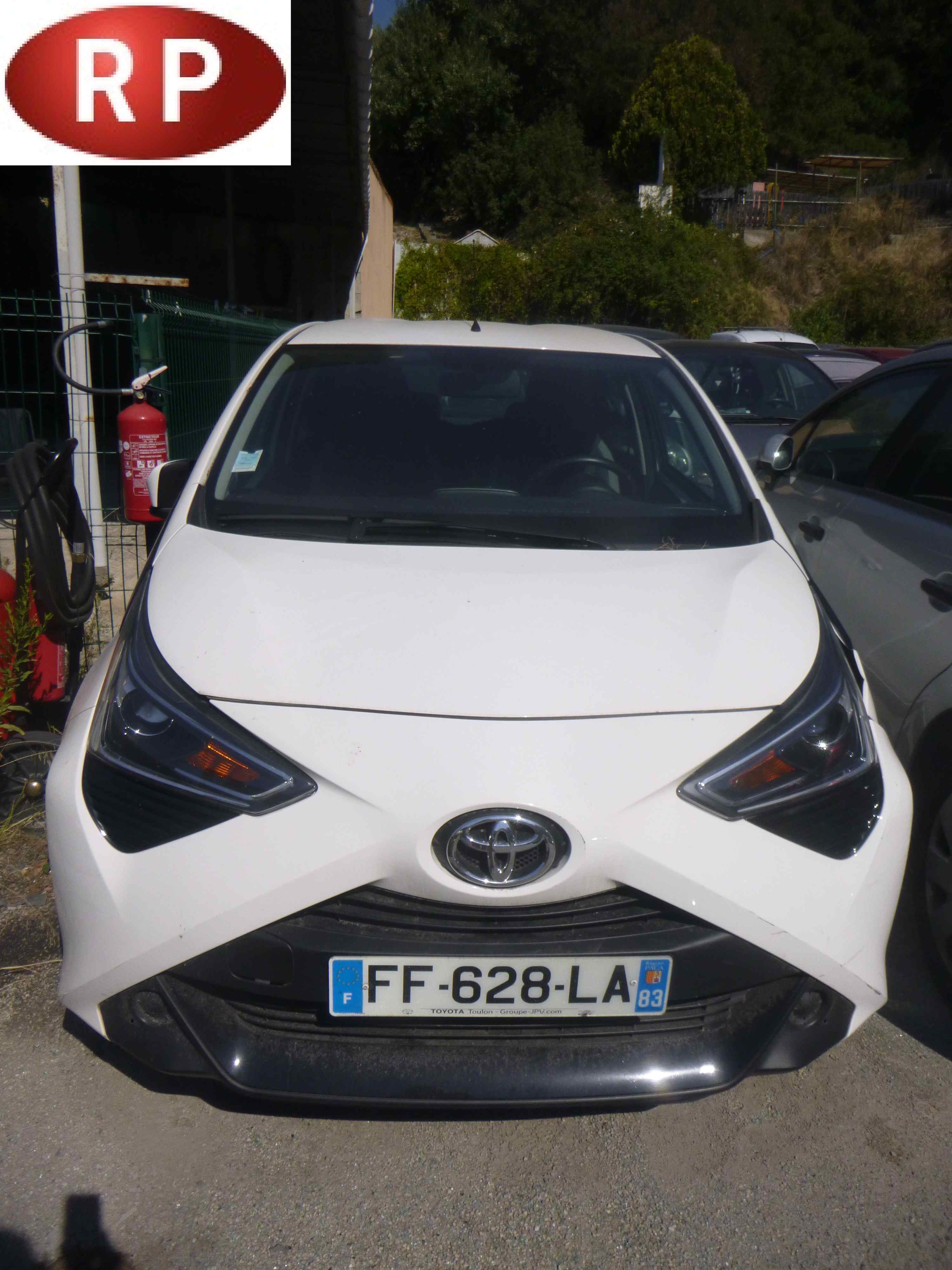 Clé simple de secours pour Toyota Aygo